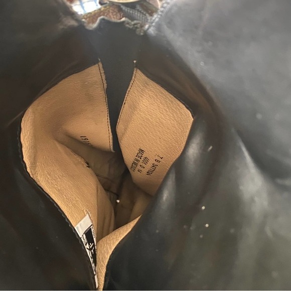 Frye black Leather over knee Western English Melissa boots elastic calf size 7 - Picture 7 of 8